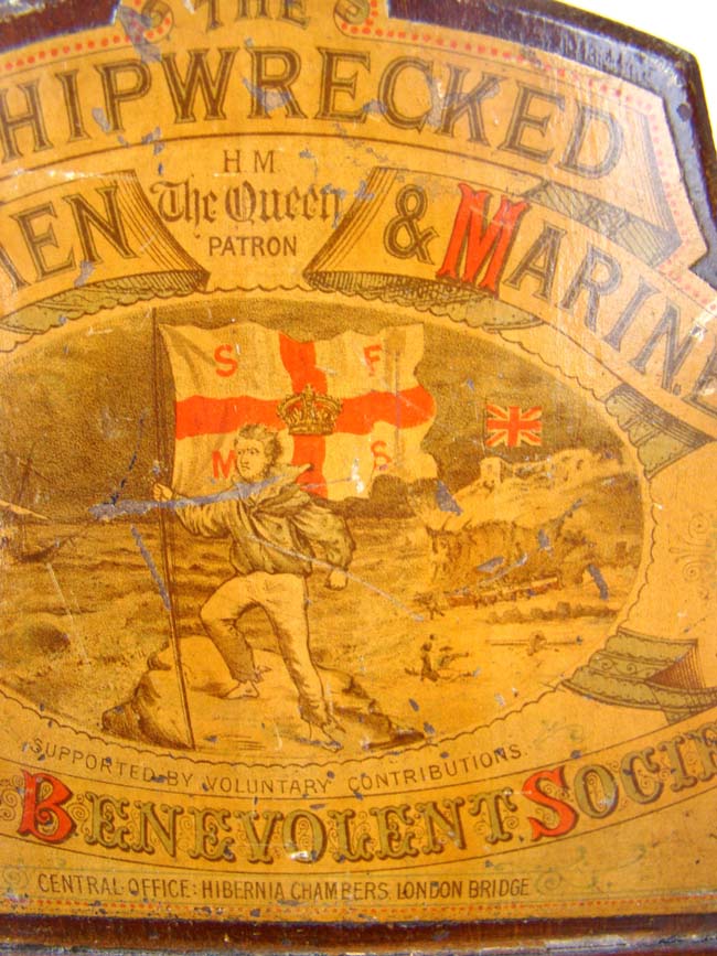 A RARE "Shipwrecked Fishermen and Mariners' Society" Collecting box circa 1860 — image 3
